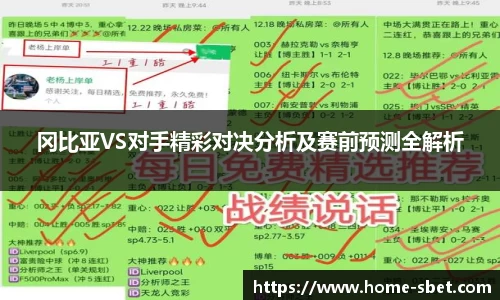 冈比亚VS对手精彩对决分析及赛前预测全解析